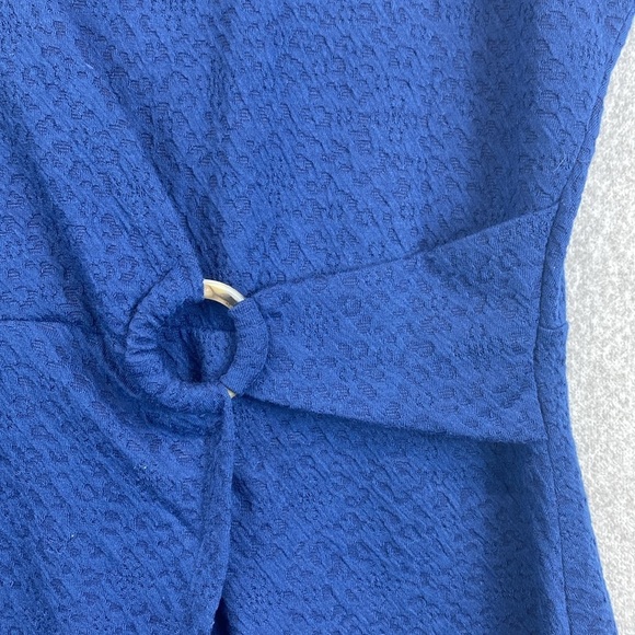 Liz Claiborne stretch knit midi dress wrap front professional sophisticated XXL - Picture 2 of 10